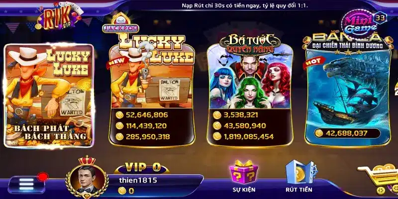 Giới thiệu về trò chơi quay hũ Lucky Luck